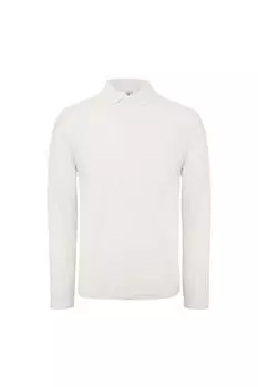 ID.001 Рубашка-поло с длинными рукавами, комплект из 2 шт. B&C, белый