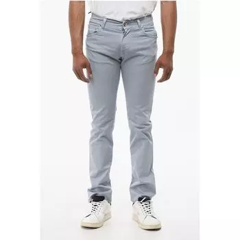 ID 5-карманные брюки из эластичного хлопка Corneliani, Light Blue