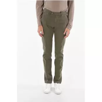 ID Хлопок-твил M ALGA Чино брюки Corneliani, Army