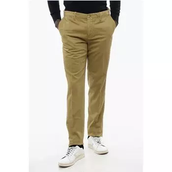 ID Hopsack Хлопковые брюки-чинос CORINTO Corneliani, Green
