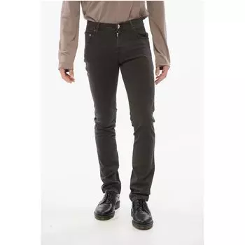 ID Узкие брюки с 5 карманами Corneliani, Brown