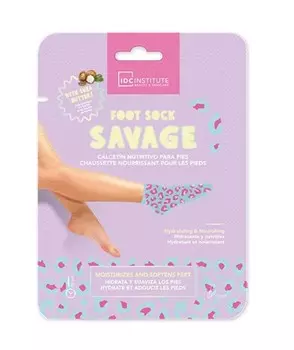 IDC Institute, Носки для ног, увлажняющая маска для ног с маслом ши Foot Sock, 1 шт