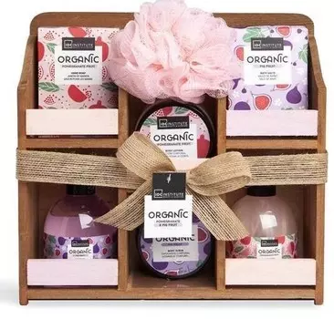 IDC Institute, Подарочный набор для ванн для тела Christmas Cosmetics Organic Bio, 8 шт
