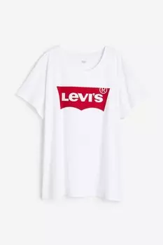 Идеальная футболка с логотипом (большие размеры) Levi'S, белый