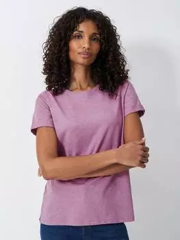 Идеальная футболка slub Crew Clothing, цвет Mauve