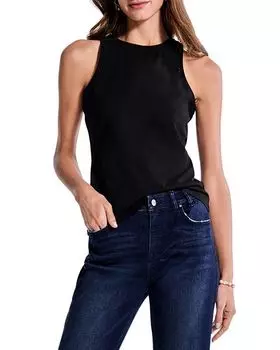 Идеальная майка с высоким воротником NIC+ZOE, цвет Black