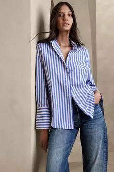 Идеальная рубашка Banana Republic, синий