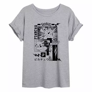 Идеальная струящаяся футболка Pokmon Manga для юниоров Licensed Character