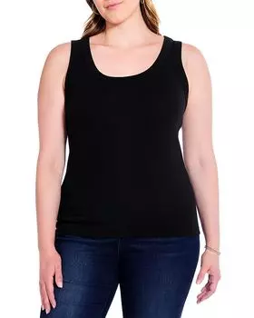 Идеальная трикотажная майка NIC+ZOE Plus, черный