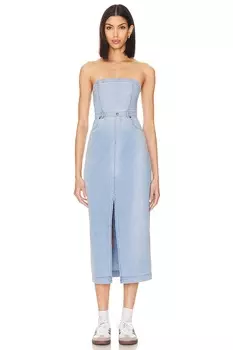 Идеальное платье миди Free People, цвет allure