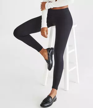 Идеальные леггинсы со средней посадкой Aeropostale, черный