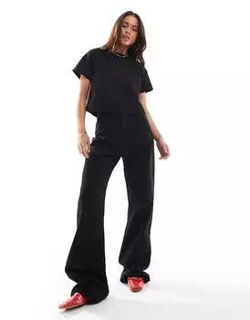 Идеальные расклешенные джинсы черного цвета ASOS DESIGN