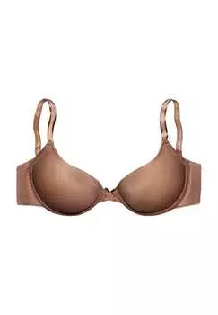 Идеальный базовый бюстгальтер-футболка бесшовный дышащий Lascana, цвет 2264 toffee