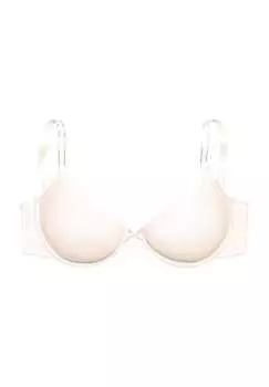 Идеальный базовый бюстгальтер-футболка бесшовный дышащий Lascana, бежевый