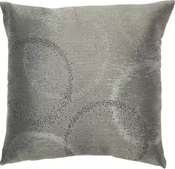 ИДЕИ ДЛЯ ДОМА Декоративная подушка "NAIKE", декоративный глянец, чехол без наполнителя, 1 шт HOME WOHNIDEEN 50х50 см, цвет mittelgrau + gemustert