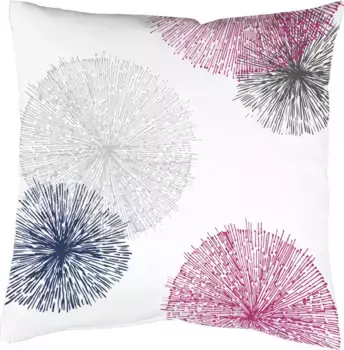 ИДЕИ ДЛЯ ДОМА Декоративная подушка "SCOPPIO", чехол с наполнителем, 1 шт HOME WOHNIDEEN 40х40 см, цвет beere + bedruckt