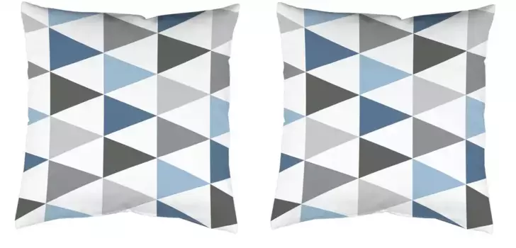 ИДЕИ ДЛЯ ДОМА Декоративная подушка "СИСОРИ", чехол без наполнителя, 1 шт HOME WOHNIDEEN 40х40 см, синий