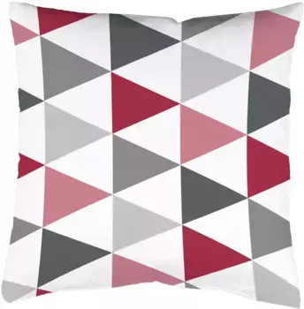 ИДЕИ ДЛЯ ДОМА Декоративная подушка "SISORI", ЦИФРОВАЯ ПЕЧАТЬ, чехол без наполнения, 1 шт HOME WOHNIDEEN 40х40 см, красный