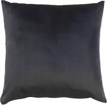ИДЕИ ДЛЯ ДОМА Декоративная подушка "VELVET UNI", чехол без наполнителя, 1 шт HOME WOHNIDEEN 50х50 см, черный