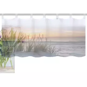 ИДЕИ ДЛЯ ДОМАШНЕЙ ГОСТИ Панельная штора «ВЕЧЕР», (1 шт.), ВxШ: 45x120, декоративная ткань, цифровая печать Home Wohnideen, цвет natur