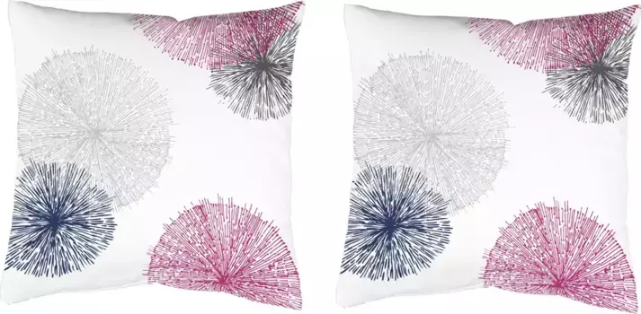 ИДЕИ ДЛЯ ДОМАШНЕЙ ЖИЗНИ декоративная подушка "SCOPPIO" HOME WOHNIDEEN 40х40 см, цвет beere + bedruckt