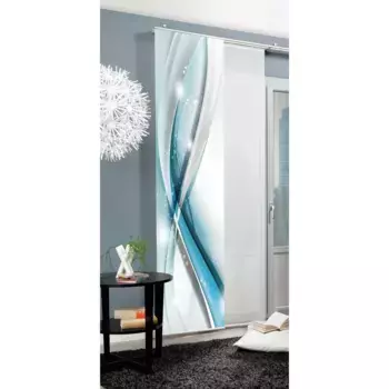 ИДЕИ ДЛЯ ДОМАШНЕЙ ЖИЗНИ Раздвижная штора «GLIWE», (1 шт.), раздвижная штора с принтом Home Wohnideen, цвет aquablau