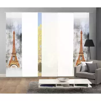 ИДЕИ ДЛЯ ДОМАШНЕЙ ЖИЗНИ Раздвижная штора «PARTIGO», (1 шт.), ЦИФРОВАЯ ПЕЧАТЬ Home Wohnideen, серый