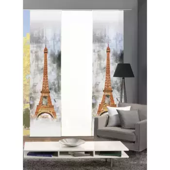 ИДЕИ ДЛЯ ДОМАШНЕЙ ЖИЗНИ Раздвижная штора «PARTIGO», (1 шт.), ЦИФРОВАЯ ПЕЧАТЬ Home Wohnideen, серый