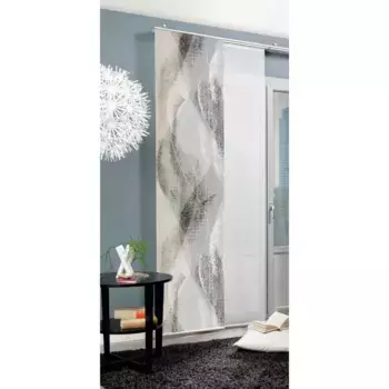 ИДЕИ ДЛЯ ДОМАШНЕЙ ЖИЗНИ Раздвижная штора «Раздвижная штора из декоративной ткани с цифровой печатью 'TORRE'», (1 шт.), цифровая печать - можно индивидуально укоротить Home Wohnideen, серый