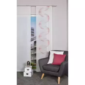 ИДЕИ ДЛЯ ДОМАШНЕЙ ЖИЗНИ Раздвижная штора «SIMANA», (1 шт.), структурированная раздвижная штора Home Wohnideen, красный