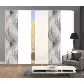 ИДЕИ ДЛЯ ДОМАШНЕЙ ЖИЗНИ Раздвижная штора «TORRE», (1 шт.), ЦИФРОВАЯ ПЕЧАТЬ Home Wohnideen, цвет stein