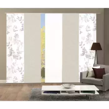 ИДЕИ ДЛЯ ДОМАШНЕЙ ЖИЗНИ Раздвижные шторы «SET OF 5», (5 шт.), набор раздвижных штор с цифровой печатью из 5 шт. AYLA Home Wohnideen, цвет sand