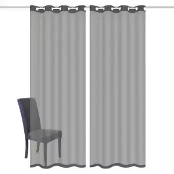 ИДЕИ ДЛЯ ДОМАШНЕЙ ЖИЗНИ Штора «DOLLY», (2 шт.), прозрачная Home Wohnideen, белый