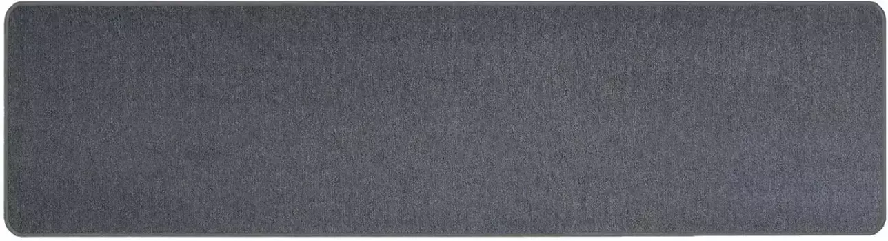 Идеи Primaflor с текстильной дорожкой "MACAO", прямоугольной формы, ковровой дорожкой, однотонные, идеально подходят для прихожей и спальни Primaflor-Ideen in Textil 80х200 см, цвет anthrazit