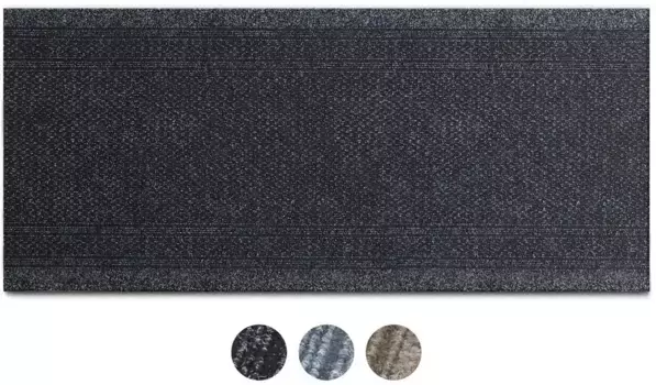 Идеи Primaflor в текстильной кухонной направляющей "AZTEC", прямоугольной формы, фетр, очень прочная и износостойкая, нескользящая, для кухни Primaflor-Ideen in Textil 66х400 см, темно-серый