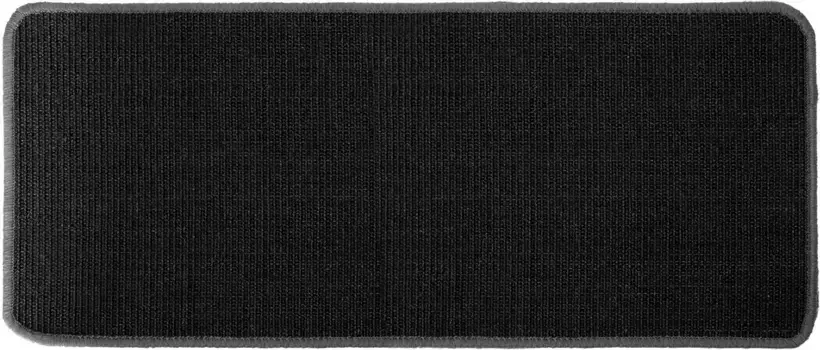 Идеи Primaflor в текстильной направляющей для кухни "SISAL", прямоугольной формы, внешний материал: 100 % сизаль, нескользящая, для кухни Primaflor-Ideen in Textil 100х200 см, черный