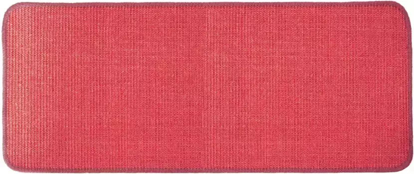 Идеи Primaflor в текстильной направляющей для кухни "SISAL", прямоугольной формы, внешний материал: 100 % сизаль, нескользящая, для кухни Primaflor-Ideen in Textil 67х140 см, красный