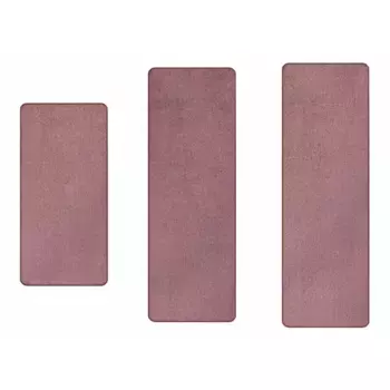 Идеи Primaflor в текстильном бордюре для кровати «MANILA», (3 шт.), коврик для кровати, короткий ворс, однотонные цвета, комплект дорожек для спальни Primaflor-Ideen In Textil, светло-красный