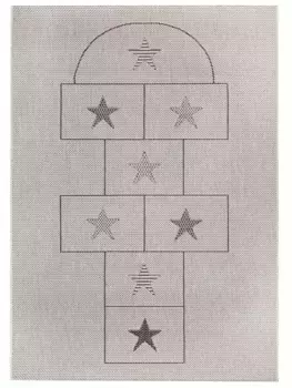 Идеи Primaflor в текстильном детском ковре "CABANE - надувной ящик" Primaflor-Ideen in Textil 135х190 см, цвет wollwei