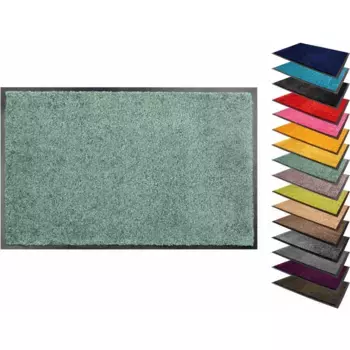 Идеи Primaflor в текстильном коврике «CLEAN PRO грязеуловитель», прямоугольный, высота 8 мм, грязеуловитель, однотонный, устойчивый к УФ-излучению, моющийся Primaflor-Ideen In Textil, цвет mint