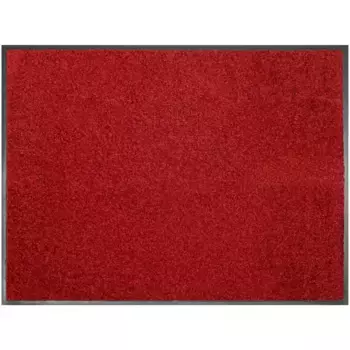 Идеи Primaflor в текстильном коврике «CLEAN», прямоугольный, высота 8,5 мм, грязеулавливающий коврик, большой выбор цветов, можно стирать Primaflor-Ideen In Textil, красный