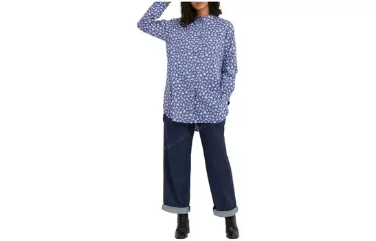 IDLF Co-branded Series Рубашка женская небесно-голубая Uniqlo