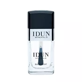 IDUN Minerals Crystal Base Coat Лак для ногтей Натуральный устойчивый к сколам кератин и формула миндального масла Не тестируется на животных 100% веганский уход за ногтями Прозрачный цвет Бутылка 0,37 жидких унций