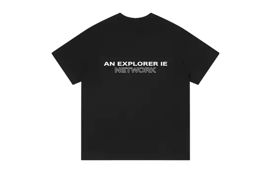 Ie футболка унисекс, Черный