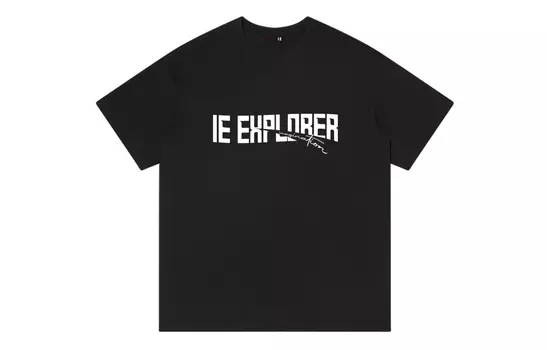 Ie футболка унисекс, Черный