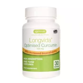 Igennus, Longvida, Куркума 500 мг, 30 капсул