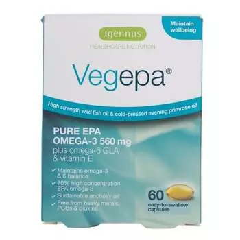 Igennus, Вегепа 560 мг, 60 капсул