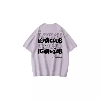 Igoi футболка унисекс, Черный (хлопок)