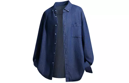 Igoi рубашка унисекс, Светло-синий