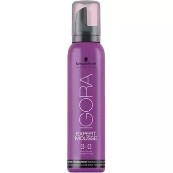 Igora Expert Мусс 3-0 Темно-коричневый 100мл, Schwarzkopf